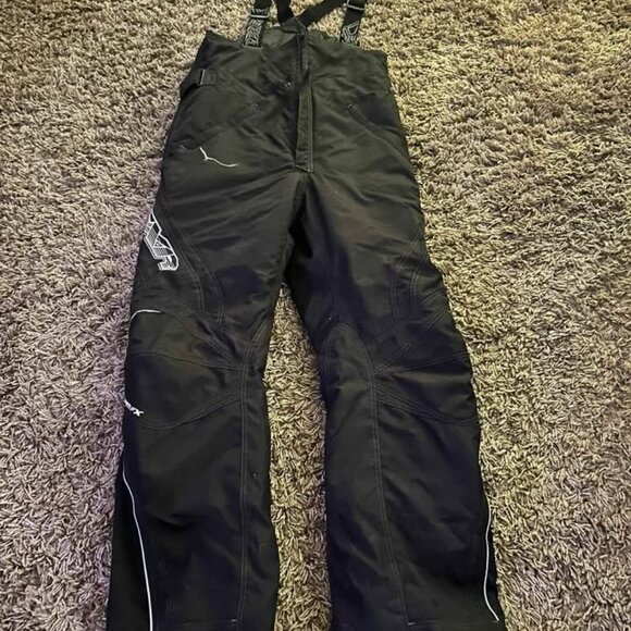 FXR F.A.S.T. Quality Insulated Waterproof Snow Bibs Snowmobile Racing Snow  12 - Picture 1 of 5